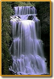 Wasserfall als Hilfe zur Meditation